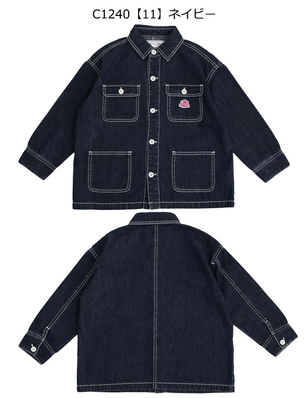 L.COPECK エルコペック デニムカバーオール ジャケット キッズ 子供服