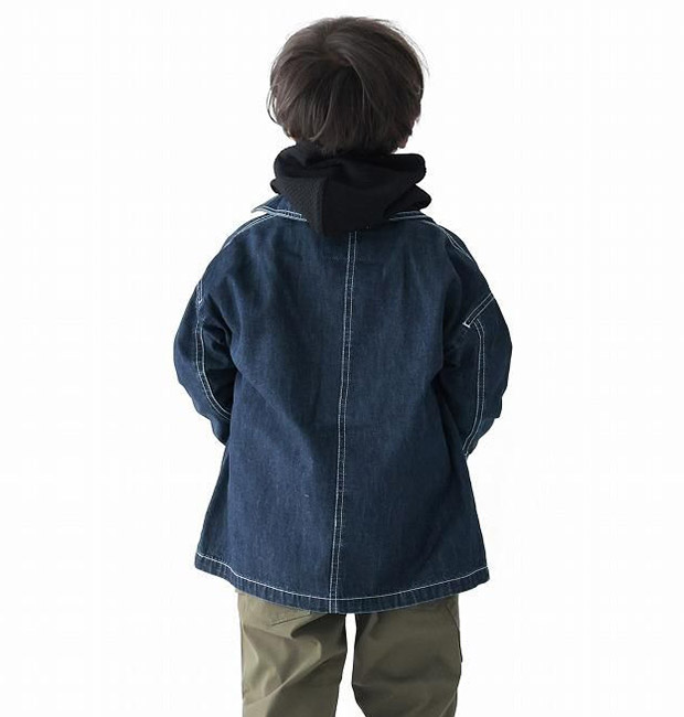 L.COPECK エルコペック デニムカバーオール ジャケット キッズ 子供服