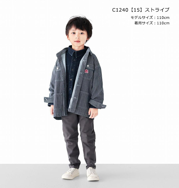 L.COPECK エルコペック デニムカバーオール ジャケット キッズ 子供服