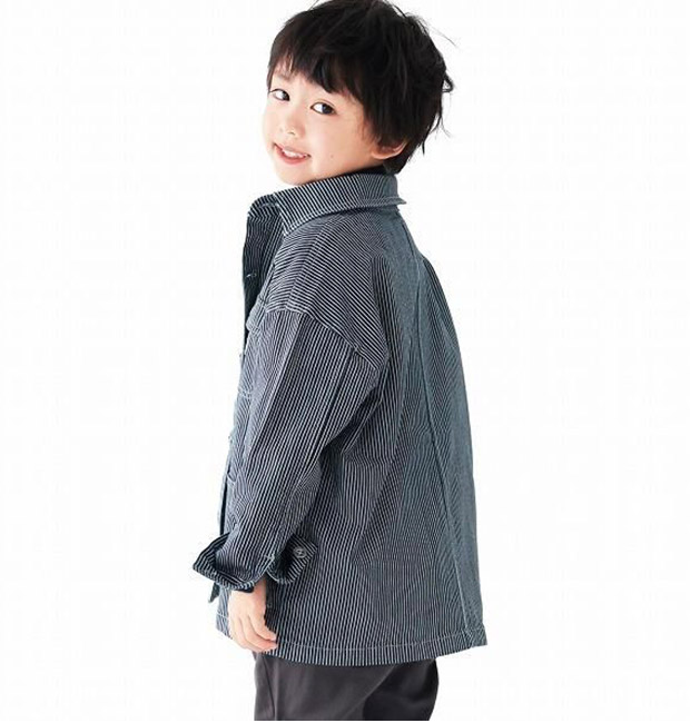 L.COPECK エルコペック デニムカバーオール ジャケット キッズ 子供服
