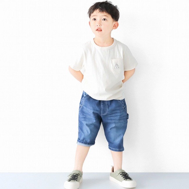 P-BEECK Cargo pants in faded organic cotton｜ブラック