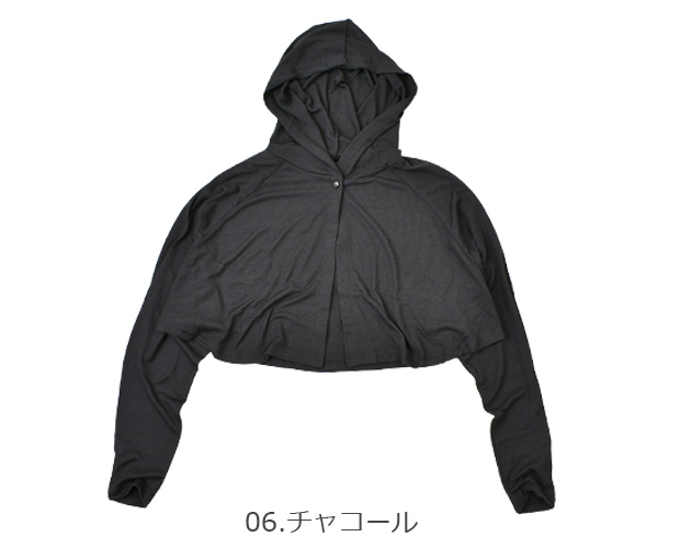 uvカット ボレロ 冷感 UVケープ 薄手 レディース おしゃれ 長袖 フード