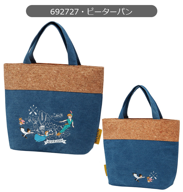 コルクxデニムランチバッグ ランチバッグ 保冷 ランチトート