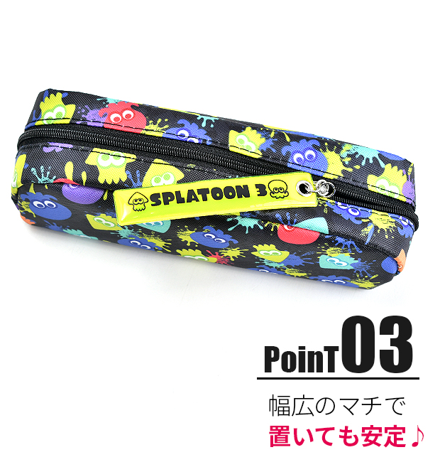 スーパーマリオ スプラトゥーン3 ペンポーチ ペンケース 筆箱