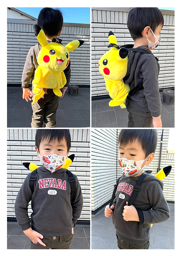 ポケットモンスター ぬいぐるみ リュック ポケモン ぬいぐるみリュック リュックサック バッグ キッズ 幼児 小学生 男子 女子 子ども ピカチュウ  宅配便送料無料 :ps-0036:こども服のsir・サー - 通販 - Yahoo!ショッピング