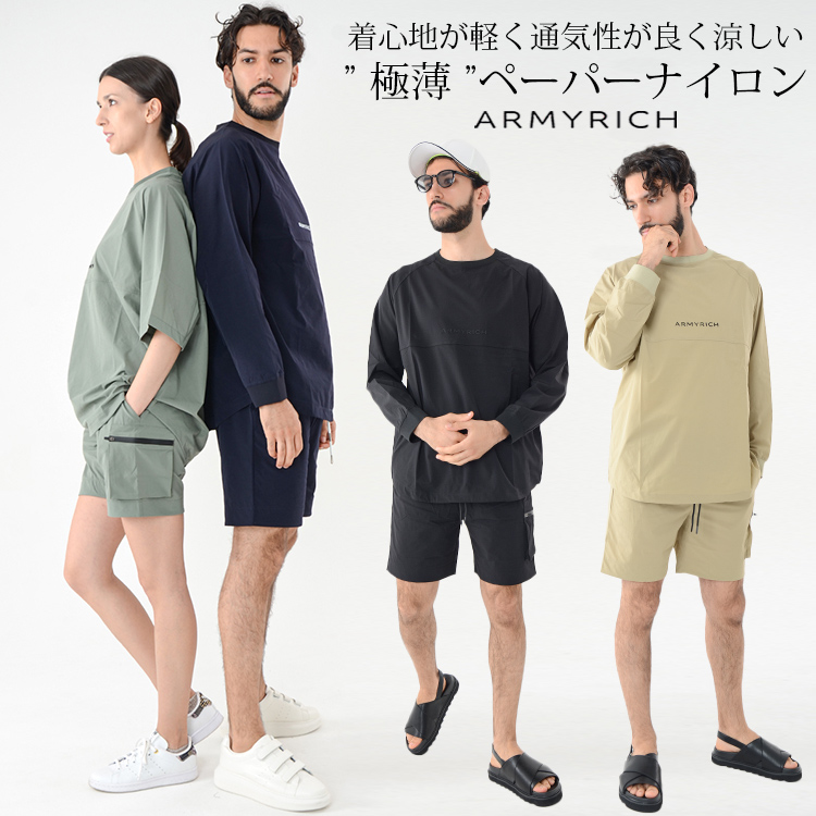 セットアップ メンズ 春夏 夏服 ナイロン 長袖 ハーフパンツ ショートパンツ ストレッチ スポーティ ストリート おしゃれ 大きいサイズ