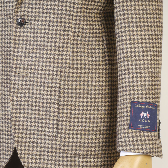 未使用級 MOON 英国ウール g-stage ツイード テーラードジャケット 未使用級 MOON 英国ウール g-stage ツイード テーラードジャケット