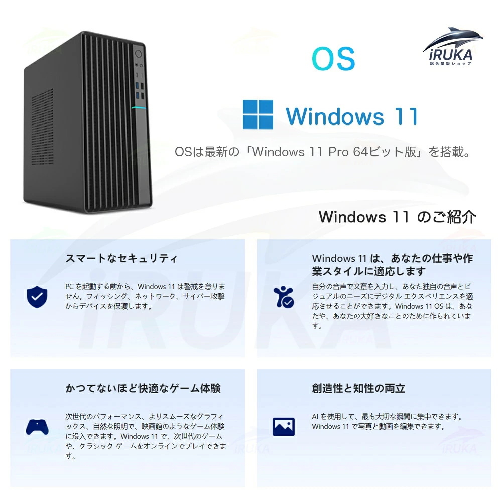 Windowsデスクトップ ryzen3200G/16G/SSD256G デスクトップパソコン ゲーム デスクトップPC パソコン 新品