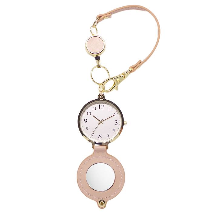 携帯 時計 バックチャーム ストラップ ウォッチ & 置時計 YM083 ミラー