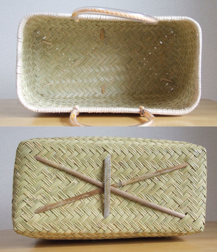お買物かご 大 42cm 国産 日本製 職人手作り 軽い 丈夫 たくさん お買物かご 大 42cm 国産 日本製 職人手作り 軽い 丈夫 たくさん