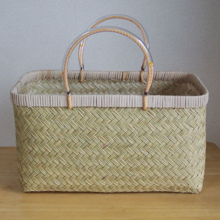お買物かご 特大 45cm 国産 日本製 職人手作り 軽い 丈夫 たくさん入る