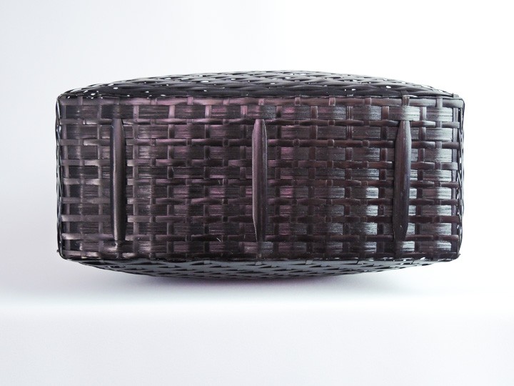 竹カゴ　マルシェバッグ　サイズ大 竹カゴ マルシェバッグ サイズ大