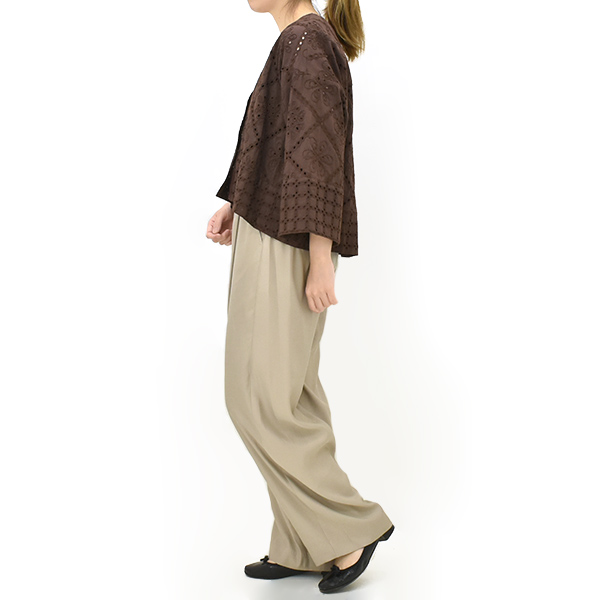 【セール/30%OFF】ACUTA アクータ コットンレーヨンスカシミックスドルマンポンチョカーディガン 10095543 レディース【SALE】【返品・交換不可】 セール/30%OFF】ACUTA アクータ コットンレースショートライト