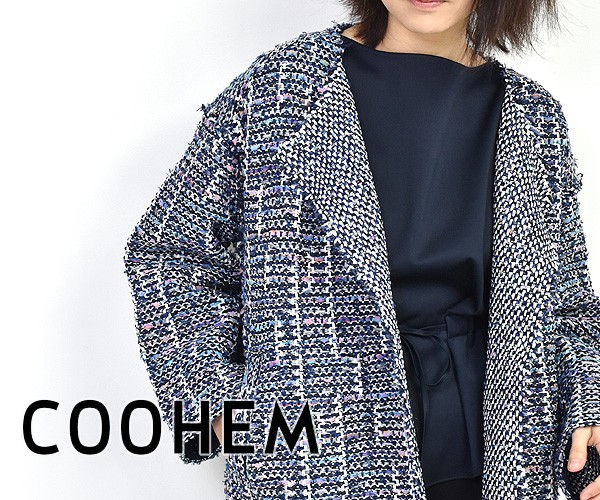 19SS】 COOHEM コーヘン SPRING AIR TWEED C/T スプリングエアー