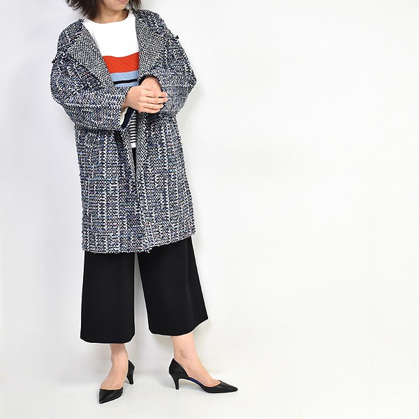 19SS COOHEM コーヘン スプリングエアーツイードコート 19SS】 COOHEM コーヘン SPRING AIR TWEED C/T スプリングエアー