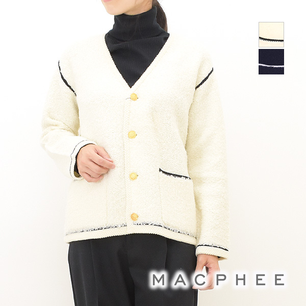MACPHEE ニットカーディガンアウター