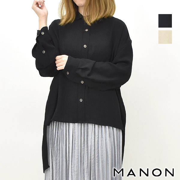 MANON マノン ジョーゼットオーバーブラウス MNN-SH-266 レディース