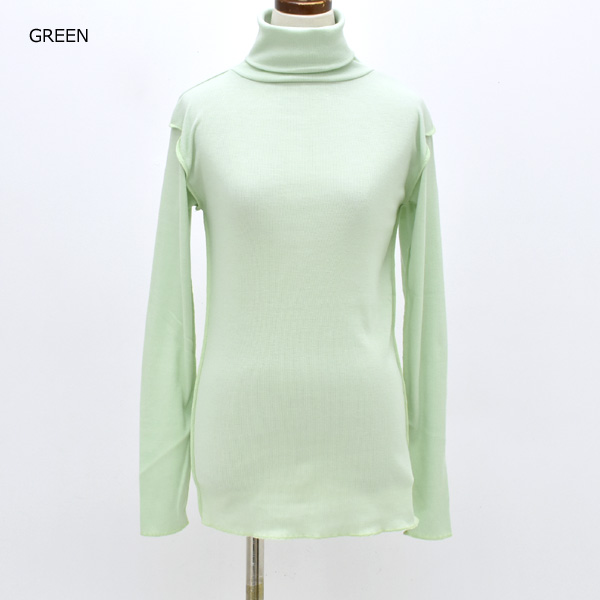MEYAME メヤメ ソフトリブタートルネック ニット SOFT RIB TURTLENECK