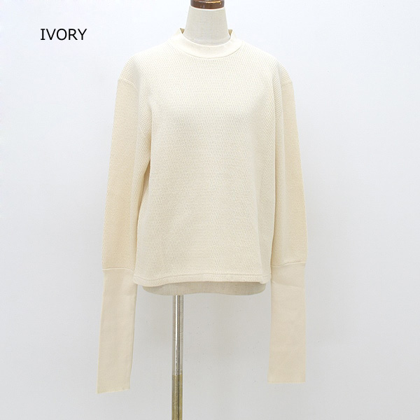 MEYAME メヤメ 2wayリブプルオーバー FRONT AND BACK RIB PULLOVER MEY-1833 レディース MEYAME メヤメ 2wayリブプルオーバー FRONT AND BACK RIB