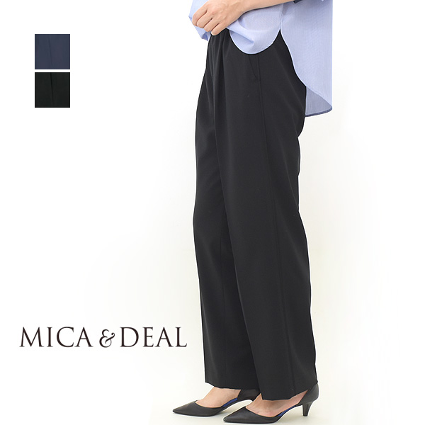 MICA&DEAL マイカアンドディール ステファニーラインパンツ ストレートワイド 0123303206 レディース