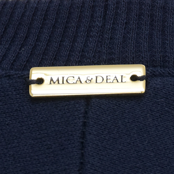MICA&DEAL マイカアンドディール ロゴ裏起毛スウェットプルオーバー 