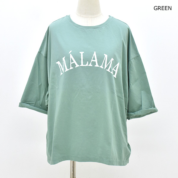 【セール/30%OFF】MICA&DEAL マイカアンドディール "MALAMA" プリント五分袖Tシャツ 0125109040 レディース【SALE】【返品・交換不可】