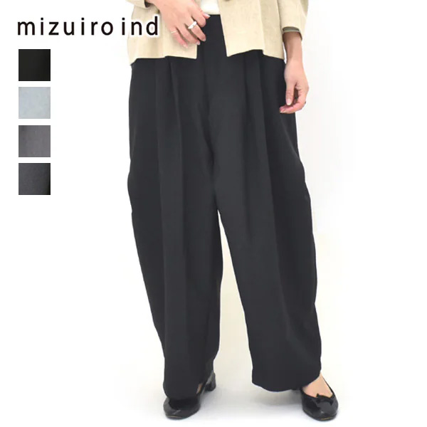 mizuiroind（ミズイロインド） ワイドカーゴパンツ 定番 1-260016