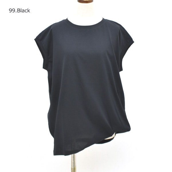 mizuiro ind ミズイロインド フレンチスリーブサイドアッププルオーバーカットソー Tシャツ 2-210117 レディース【クリックポスト可】 mizuiroind 【セール/30%OFF】mizuiro ind ミズイロインド