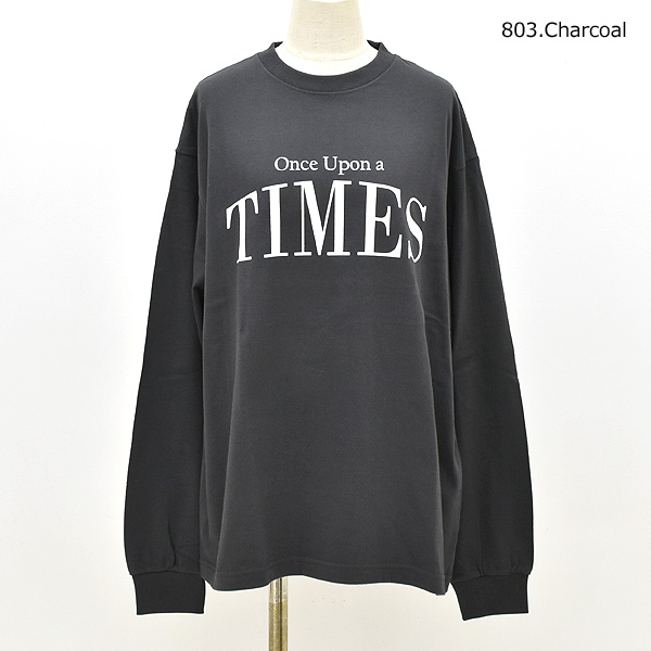 NAT ナット "TIMES" プリントロングスリーブTシャツ N0073 レディース【クリックポスト可】