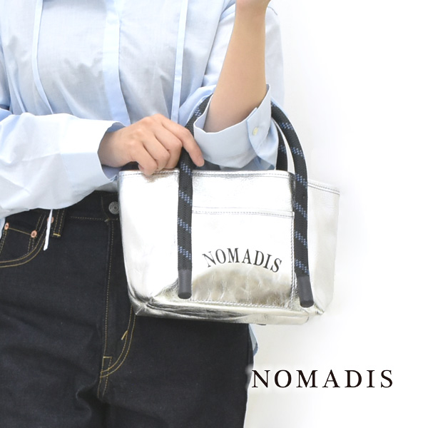 美品✨NOMADIS JOY レザー ミニ トートバッグ 本革 ベージュ JOYA 