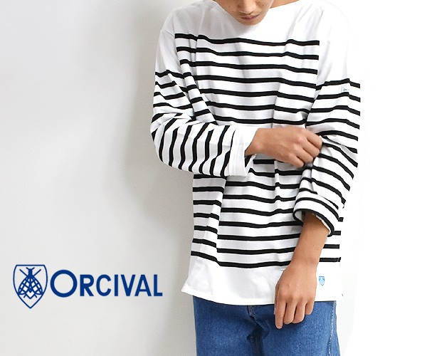 Orcival オーシバル Rachel パネルボーダーバスクシャツ Rc 6101 メンズ オーチバル Brand List O Orcival シーガルディレクション オンラインストア