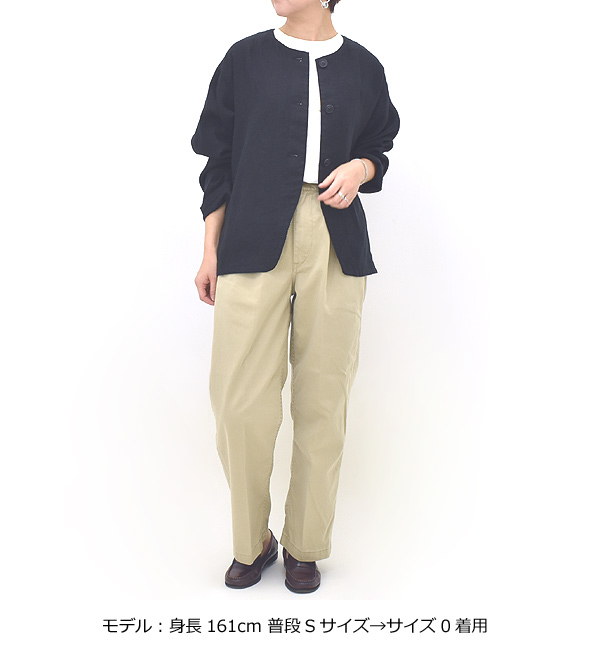 90s DEZERT 2タック　ワイドチノトラウザーズ　オフホワイト orSlow [オアスロウ] 2タック ワイド トラウザー チノパンツ [03