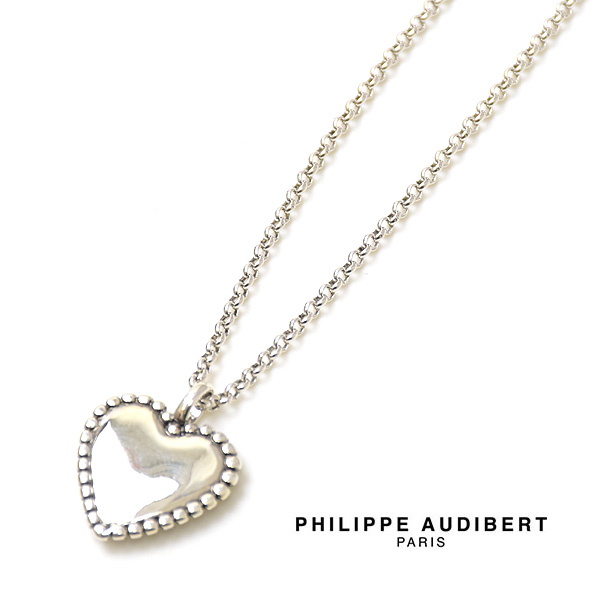 【ティアラ】PHILIPPE AUDIBERT ＊ ハートネックレス PHILIPPE AUDIBERT フィリップ オーディベール Wanda perlee