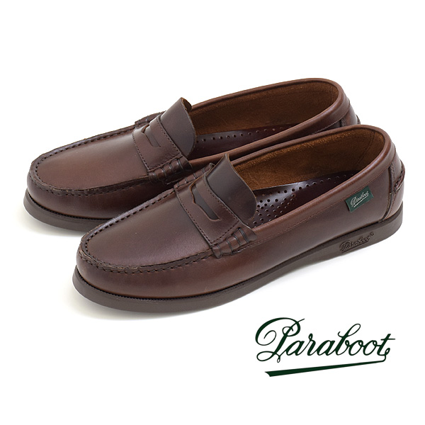 paraboot パラブーツ &quot;CORAUX F&quot; コロー ローファー  AMERICA(ブラウン系...