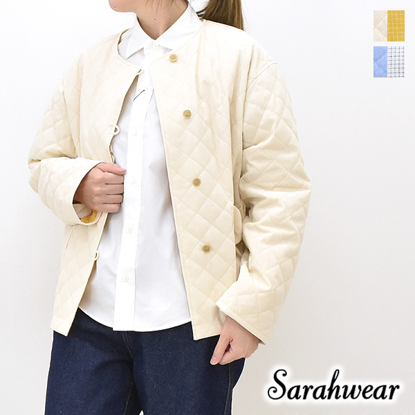 【定価29,800円】SARAH WEAR(サラウェア)ロングコート　ネイビー 2WAY】ノーカラーロングコート(ノーカラーコート) | a.v.v(アー