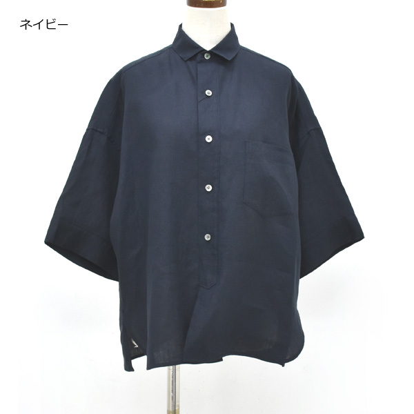 【26SUMMER】TICCA ティッカ リネン半袖シャツ TBFS-404の画像