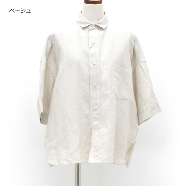 【26SUMMER】TICCA ティッカ リネン半袖シャツ TBFS-404の画像