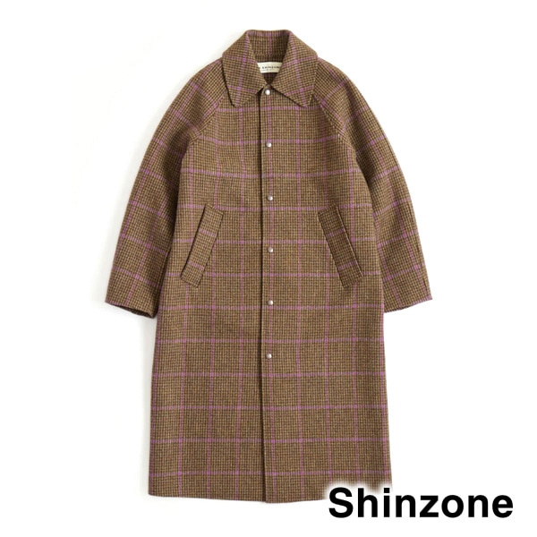 THE SHINZONE シンゾーン BALMACAAN COAT(チェック) バルマカーン