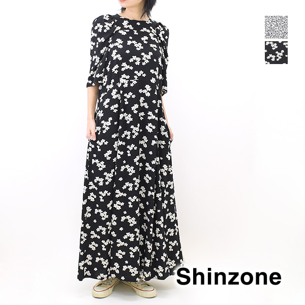 Shinzone THE SHINZONE シンゾーン メットドレス フラワー