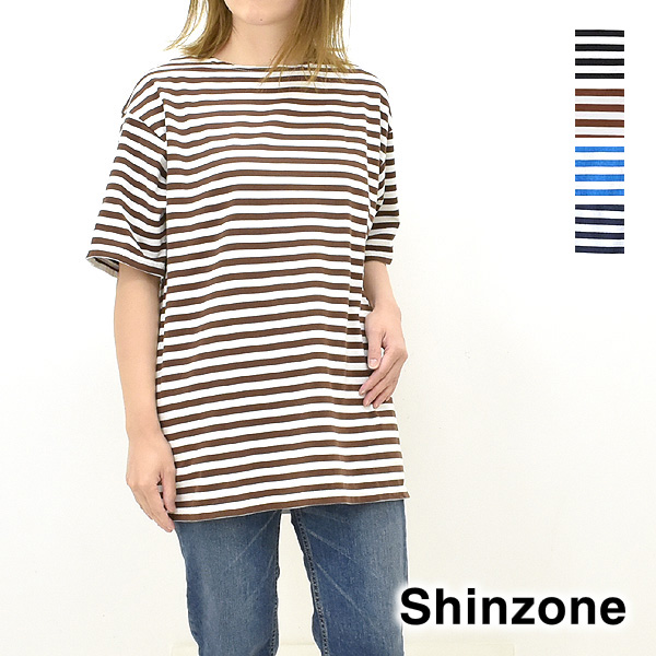 THE SHINZONE シンゾーン HALF MARINE BORDER ハーフ マリンボーダーTシャツ半袖 24MMSCU02【クリックポスト可】｜y-trois｜03