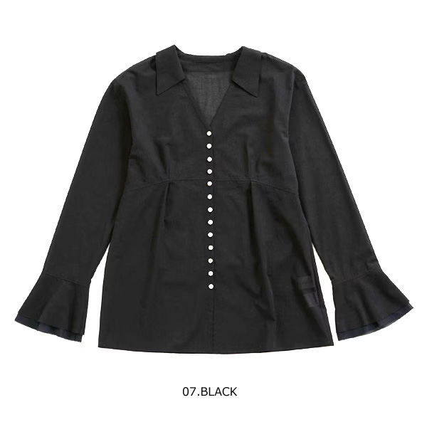 【セール/20%OFF】【25Summer】THE SHINZONE シンゾーン FLARE CUFFS BLOUSE フレアカフスブラウス 25MMSBL01【SALE】【返品・交換不可】 Shinzone 【セール/20%OFF】【25Summer】THE SHINZONE
