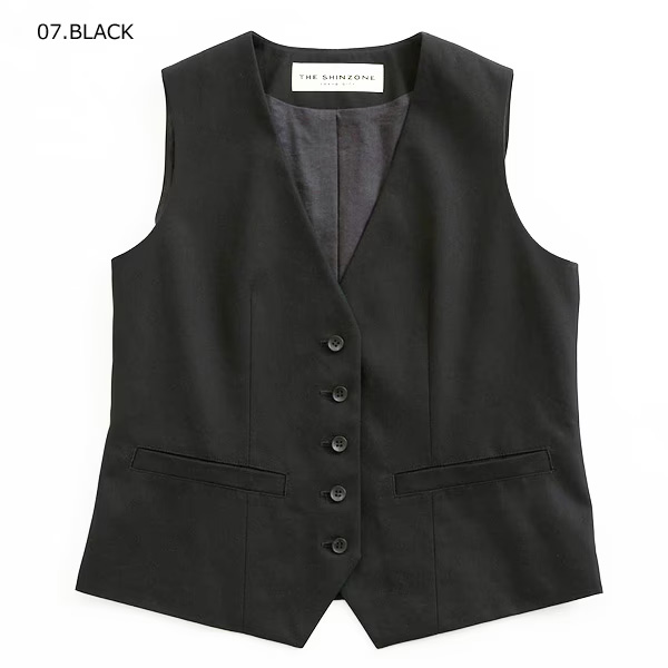 Shinzone THE SHINZONE シンゾーン SUMMER GABADINE GILET