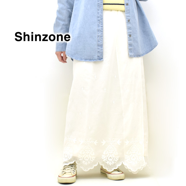 Shinzone（シンゾーン） THE SHINZONE LACE APRON SKIRT レース