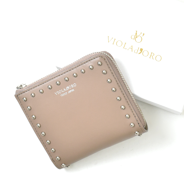 VIOLAd'ORO ヴィオラドーロ PORTA ポルタ 二つ折りL字型財布 VIOLAd'ORO（ヴィオラドーロ） VIOLAd'ORO 