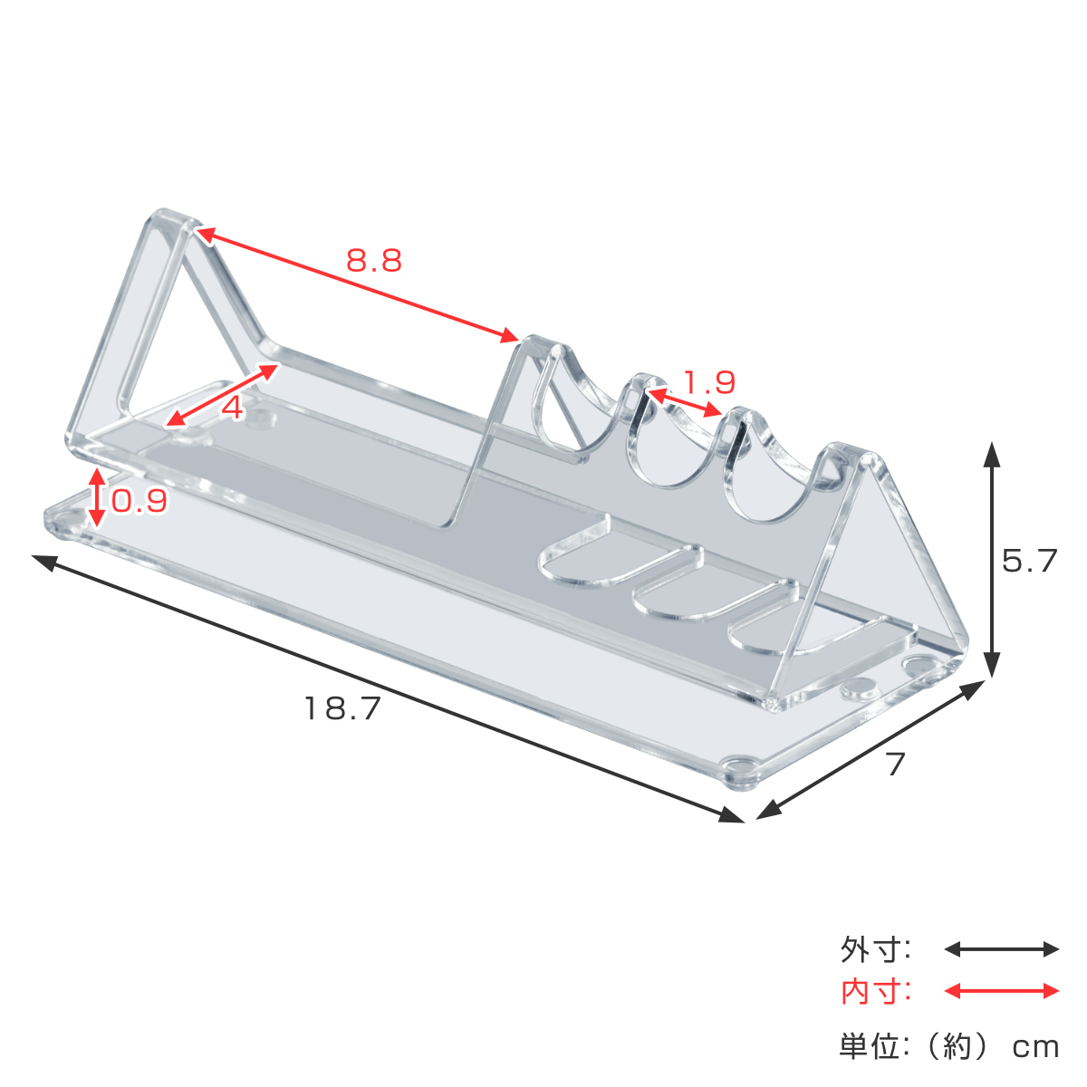 日本製】 ペン＆トレースタンド トレビュアー 透明 006-002 トレース台
