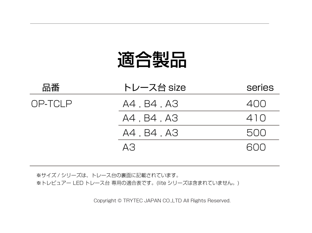 LED トレース台 トレビュアー 専用紙クリップ 4個セット トレス台