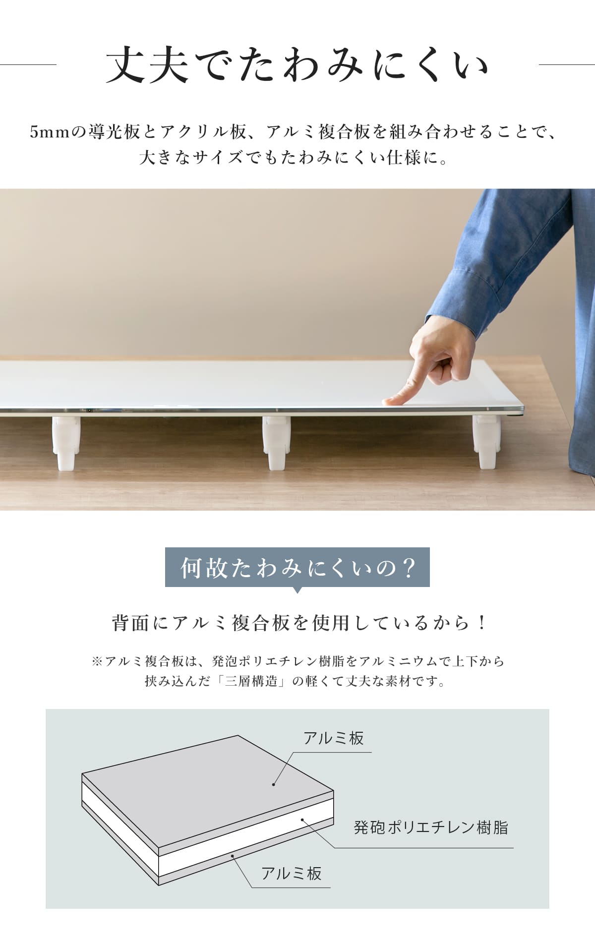 日本製 トレビュアー トレース台 A1 ホワイト 薄型 調光 3年保証 ライトボックス ライトボード ライトテーブル トライテック A1-450-Wの画像