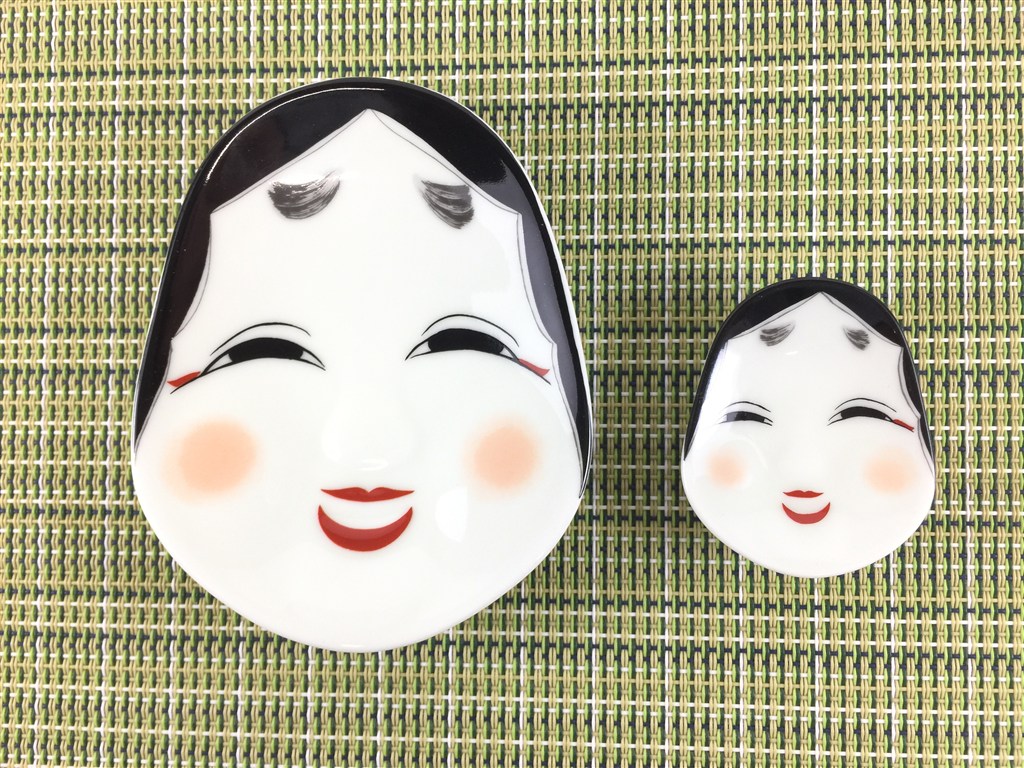 メール便送料無料】有田焼 幸楽窯 箸置(錦おふくさん/泣いた赤鬼)【5cm