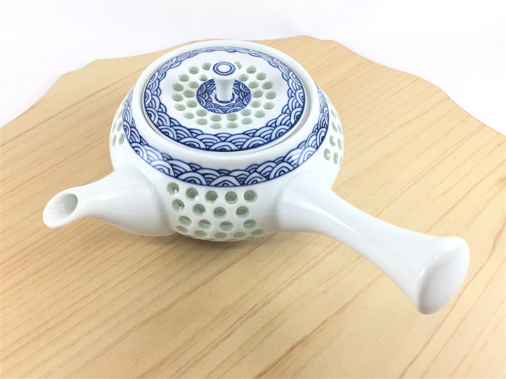 波佐見焼 丹心窯 筒盃.水晶青海波 【磁器 酒器 5cm 60cc 60ml ぐい呑