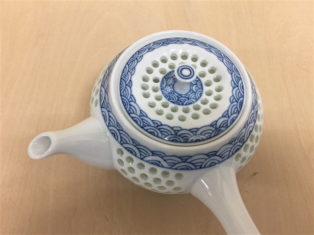 波佐見焼 丹心窯 340cc急須 水晶青海波 : 有田焼のお店 つじ信Yahoo!店